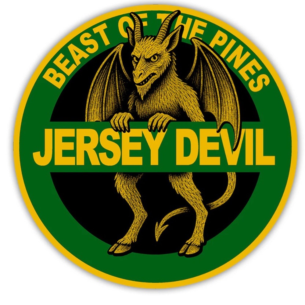 Jersey Devil parkway Sign Car Magnet and mug!